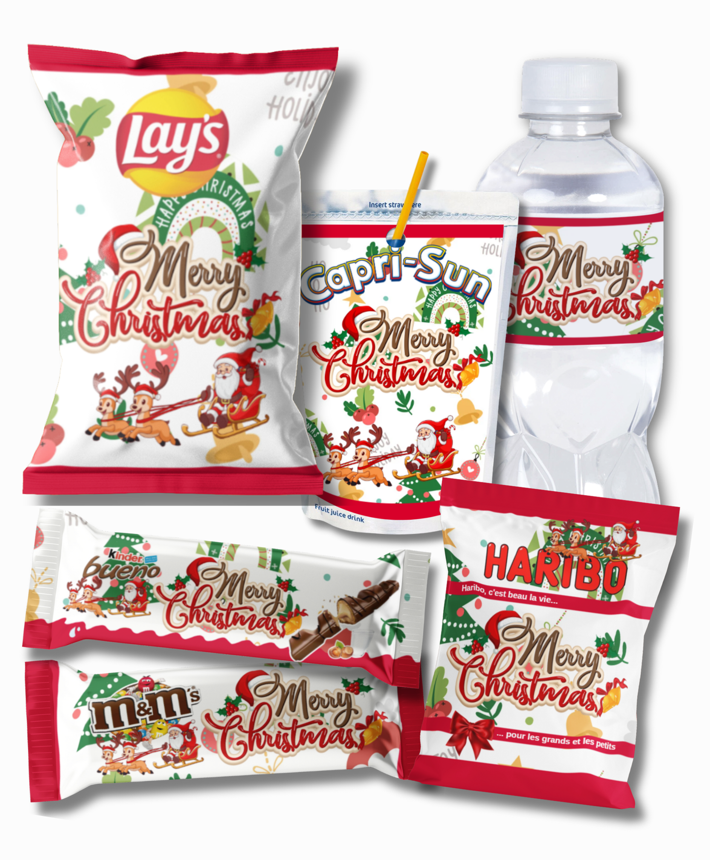 Pack emballage digital christmas white